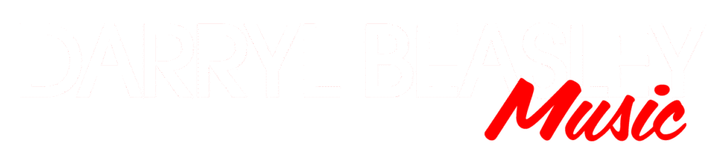 DB Music white red logo